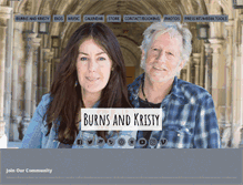 Tablet Screenshot of burnsandkristy.com